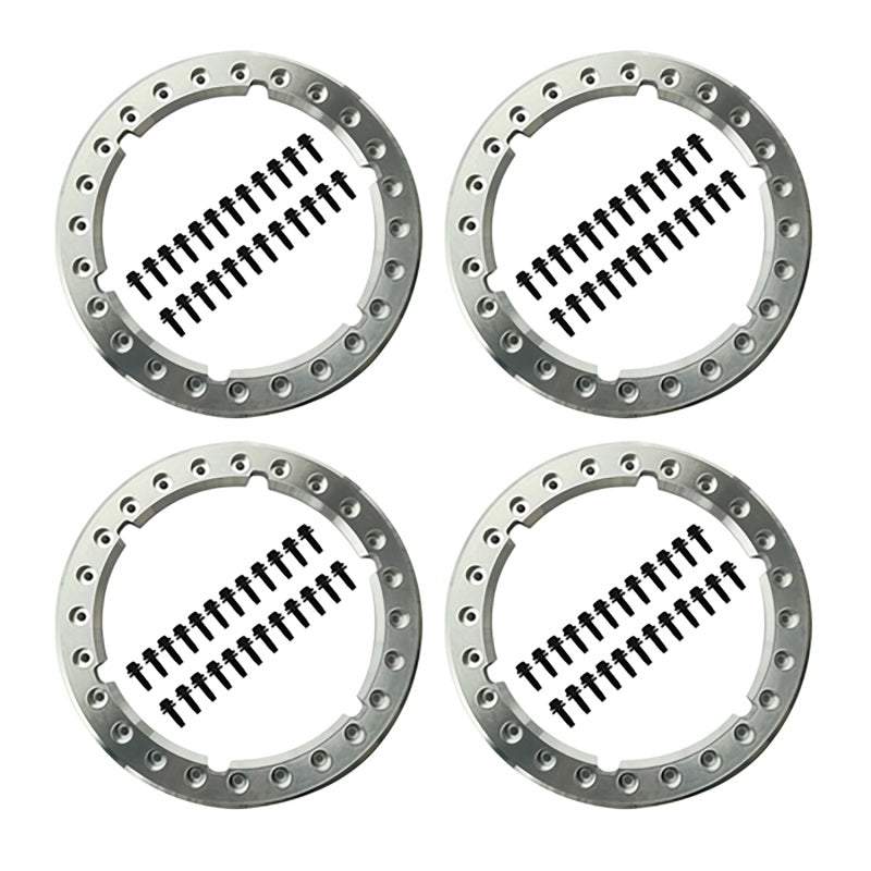 Ford Racing 17-18 Racing M-1021K-BL1 / 21 F-150 Raptor (w/35in Tire) Functional Bead Lock Ring Kit - Style 1