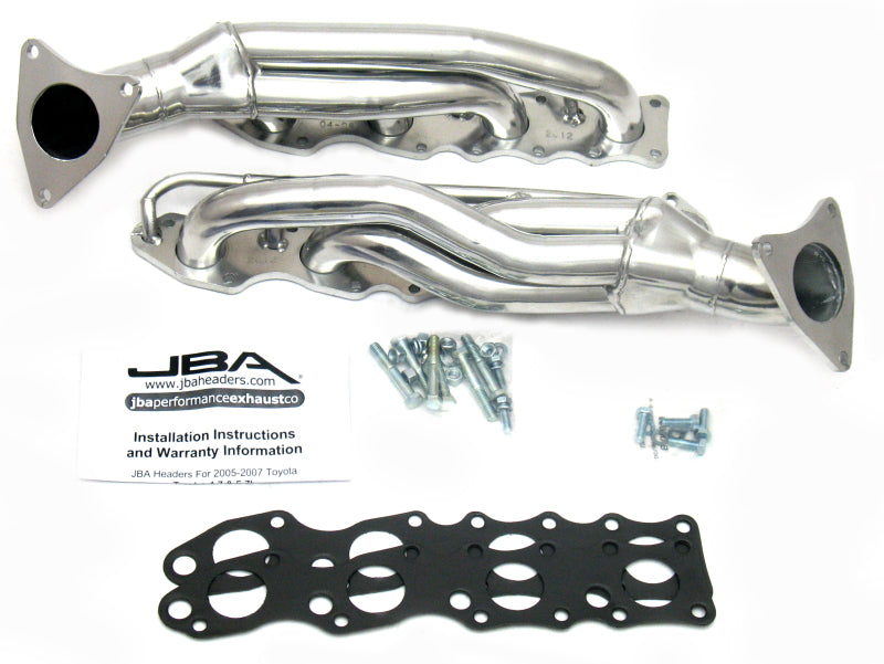 JBA 2012SJS fits Toyota 07-20 5.7L V8 1-5/8in Primary Silver Ctd Cat4Ward Header