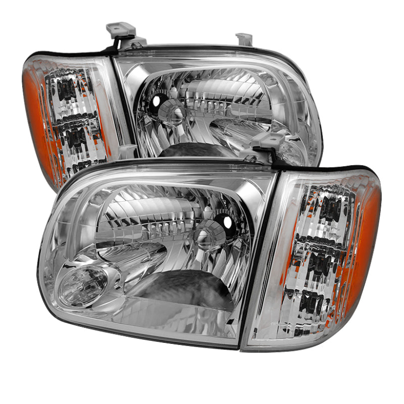 9033322 Xtune fits Toyota 05-06 Tundra Double Cab OEM Style Headlights & Corne