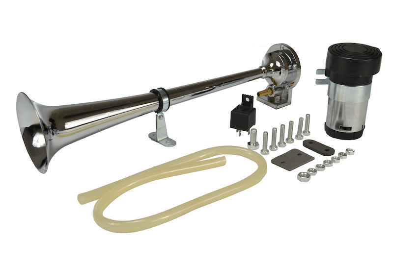 Hella 13410001 Horn Kit Bl Chrome Air 1Trumpet 12V