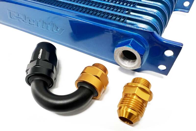 GReddy 12402155 Oil Cooler Center Bolt AN Fitting 150 degree #10