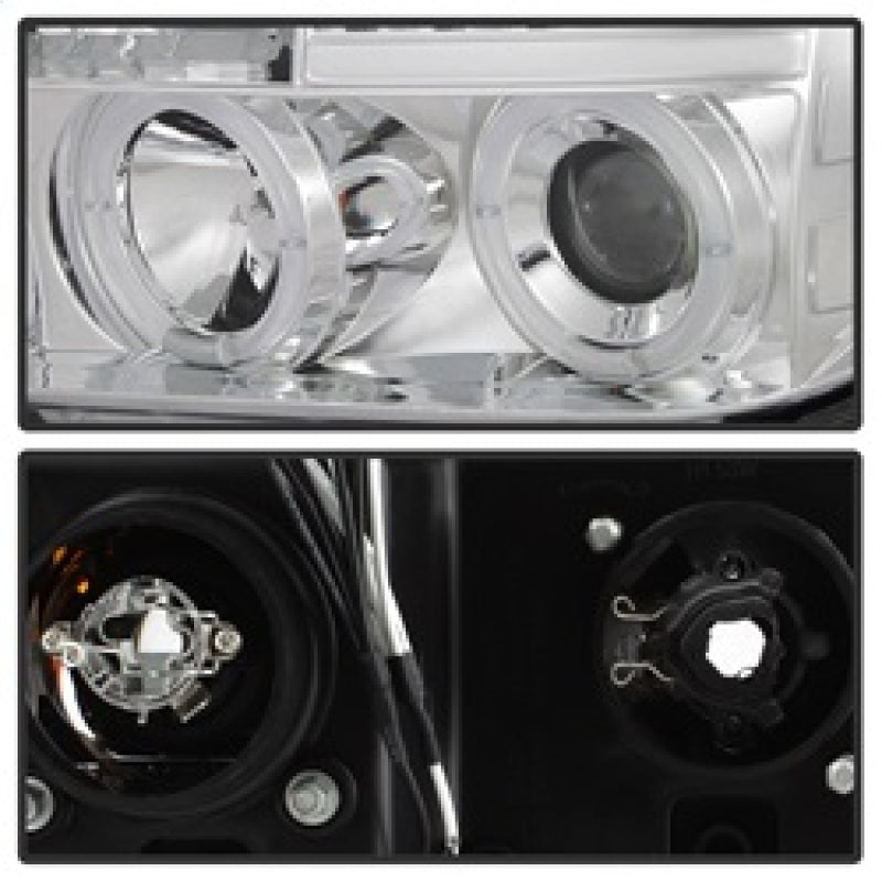 Spyder 5012036 fits Toyota 07-13 Tundra Projector Headlights LED Halo LED Chrm