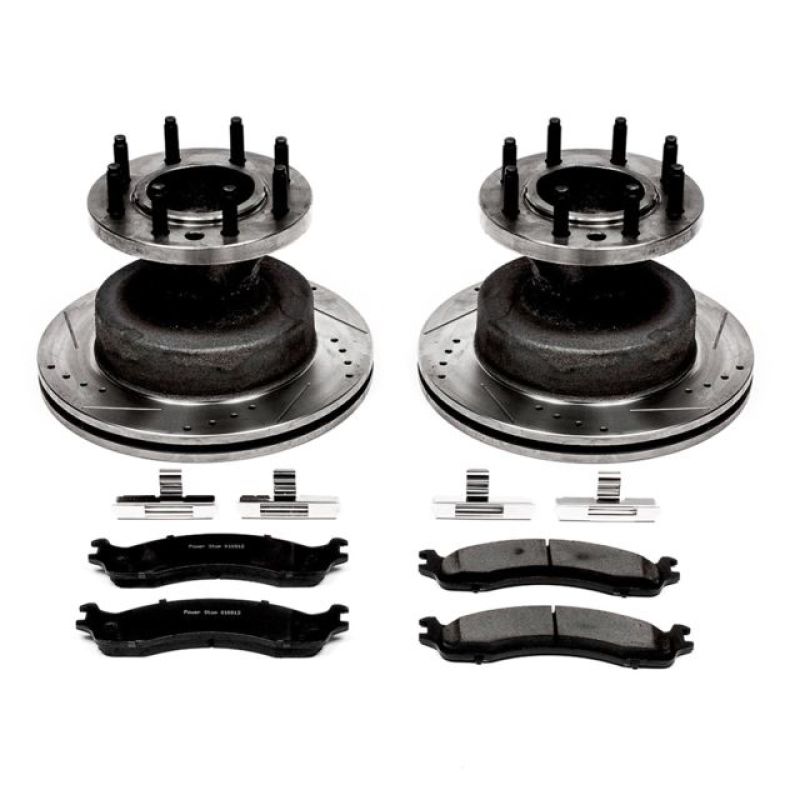 Power Stop K5084 03-07 fits Ford E-450 Super Duty Front Z23 Evolution Brake Kit