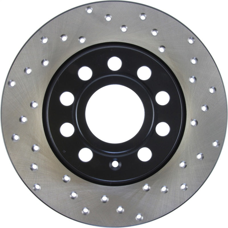 Stoptech 128.33131CL Drilled Cryo Sport Brake Rotor Rear Left 12-13 Volkswagen Beetle