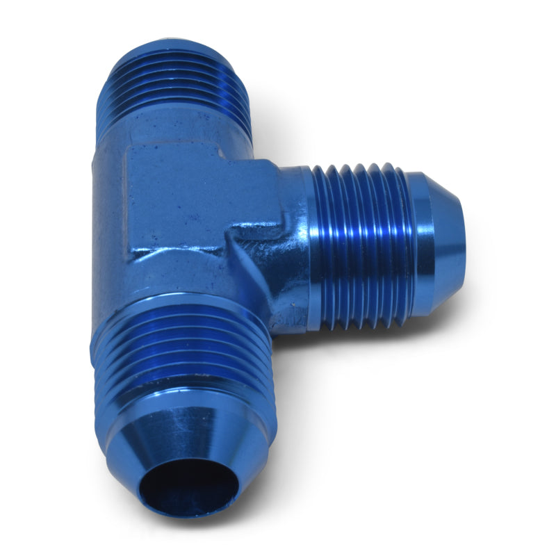 Russell 660110 Performance -16 AN NPT Flare Tee Fitting (Blue)
