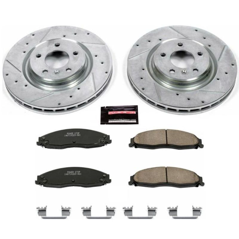 PowerStop fits Pontiac 05-08 Grand Prix Front Z23 Evolution Sport Brake Kit