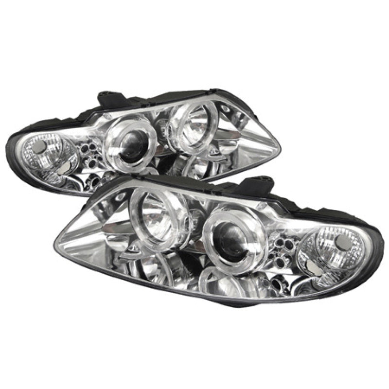 Spyder 5011756 fits Pontiac 04-06 GTO Projector Headlights LED Halo LED Chrome