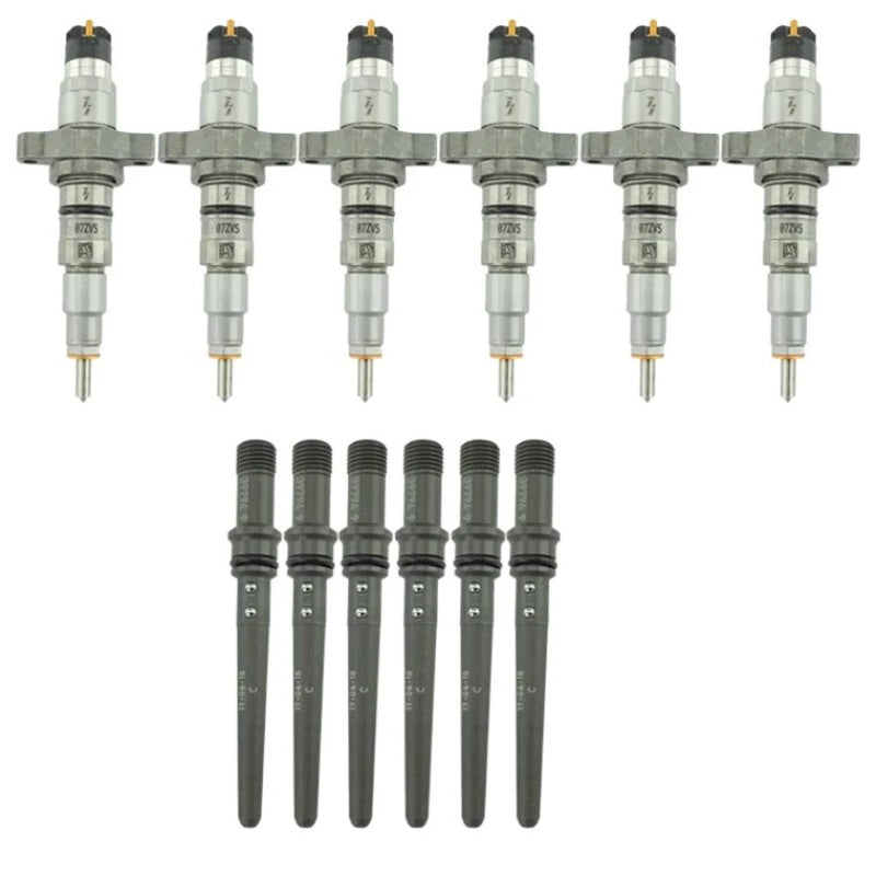 Industrial Injection 214311 03-04 Cummins 5.9L Reman Stock Injector Pack w/ Connecting Tubes - Set of 6