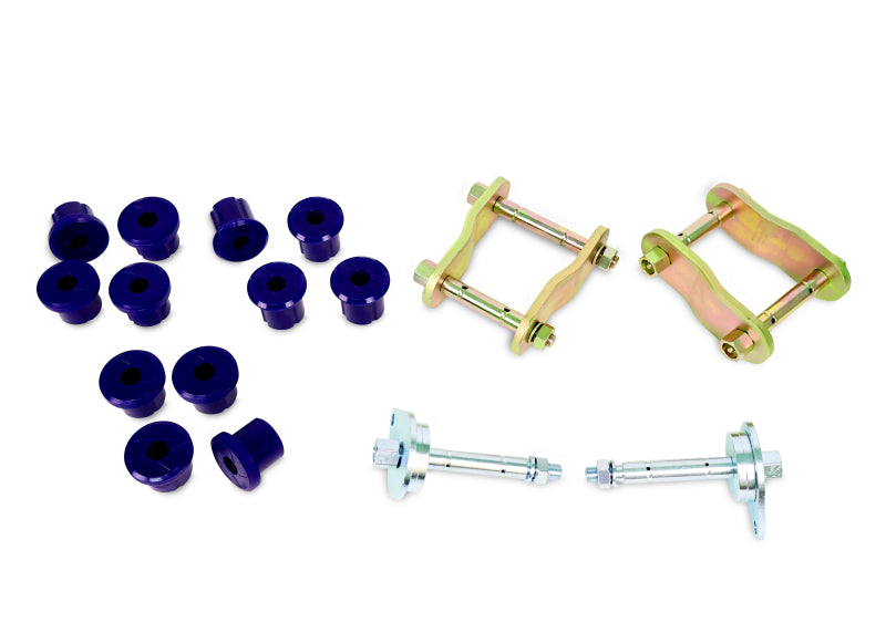 SuperPro KIT156SK 97-07 fits Toyota Land Cruiser Greaseable Leaf Spring and Shac