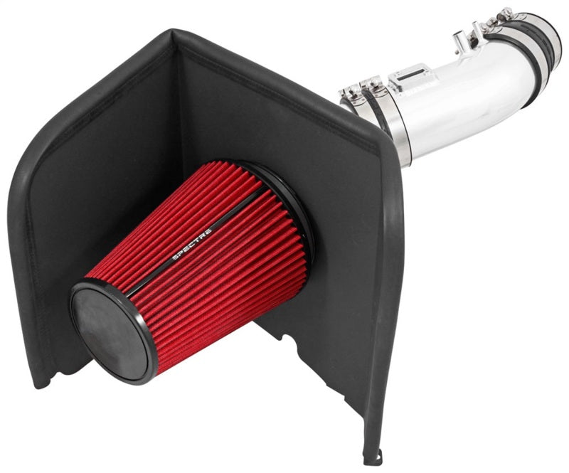 Spectre 9055 12-16 fits Toyota Tundra 4.6L Air Intake Kit - Silver w/Red Filter