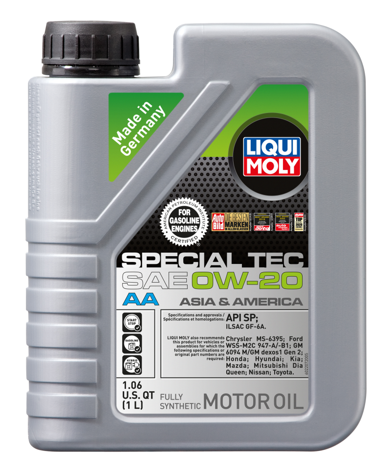 LIQUI MOLY 2207 1L Special Tec AA Motor Oil SAE 0W20