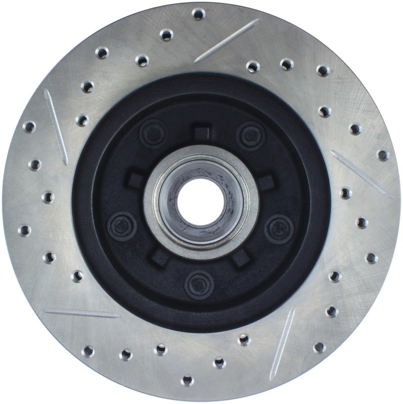 Stoptech 127.62013L Slotted & Drilled Sport Brake Rotor