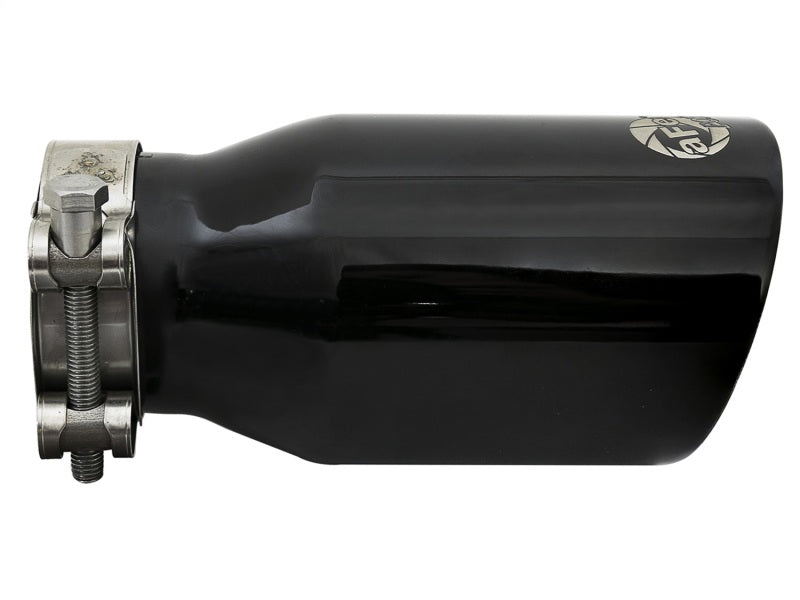 AFE 49T25354-B07 orce-Xp Universal 409 SS Single-Wall Clamp-On Exhaust Tip - Bl