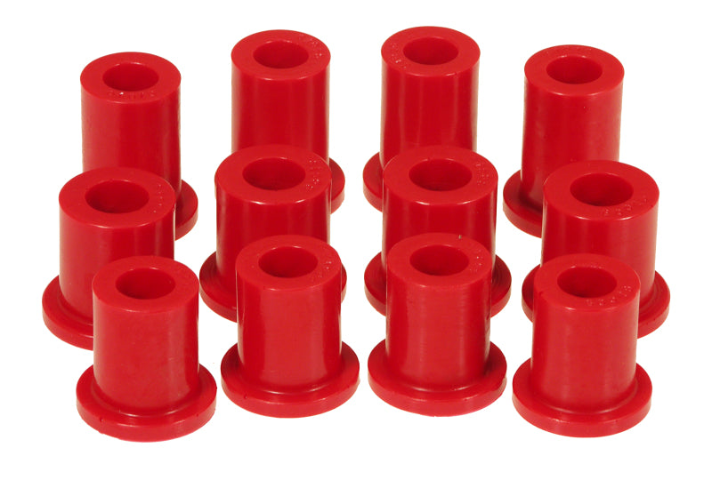 Prothane 4-1006 Datsun D50 2wd Spring & Shackle Bushings - Red