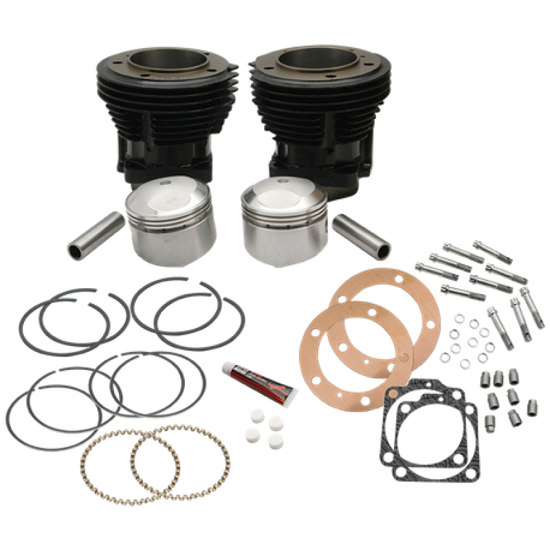 S&S 91-9031 Cycle 66-84 BT 93in High Compression 3-5/8in Big Bore Cylinder & Pis