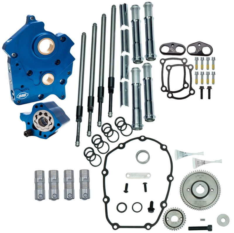 S&S 310-1259 Cycle 2017+ M8 Oil Cooled Models Gear Drive Cam Chest Kit w/o Cam -