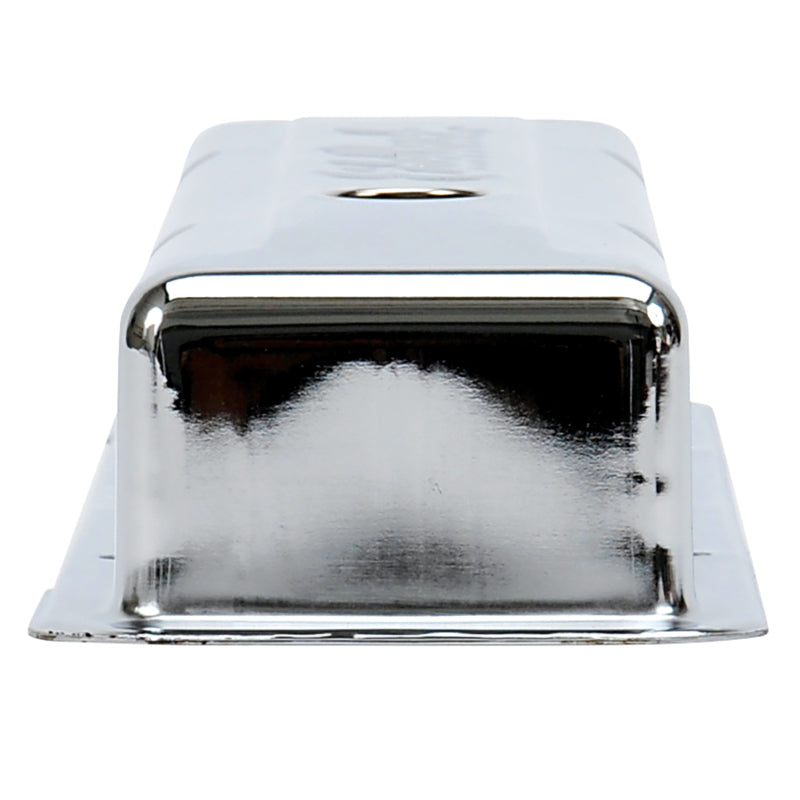 Edelbrock 4449 Valve Cover Signature Series fits Chevrolet 1959-1986 262-400 CI V8 Low Chrome