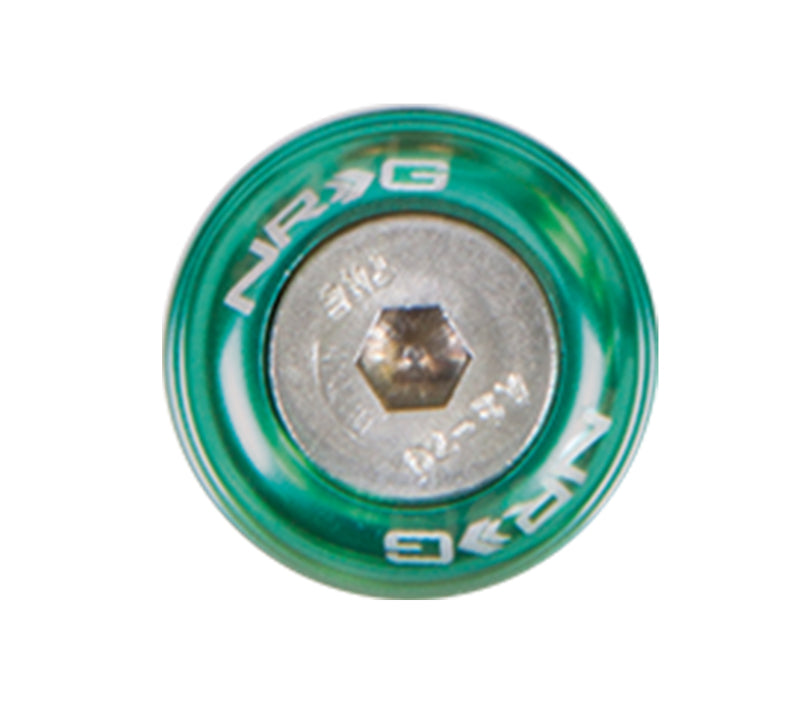 NRG FW-110GN Fender Washer Kit w/Rivets For Metal (Green) - Set of 10