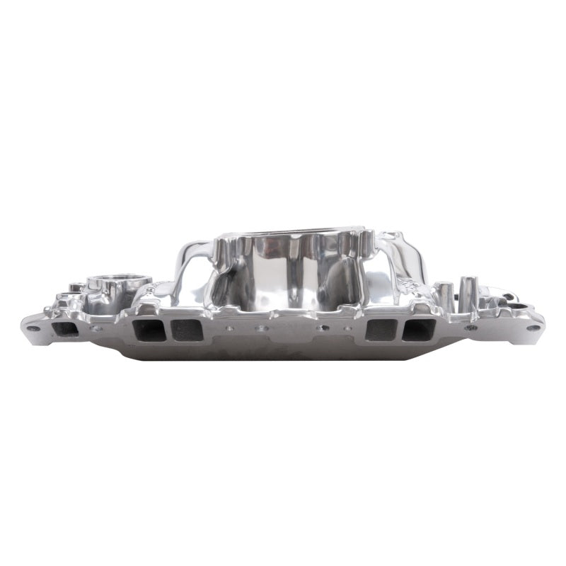 Edelbrock 26011 fits SBC Perf Air Gap Manifold Polished