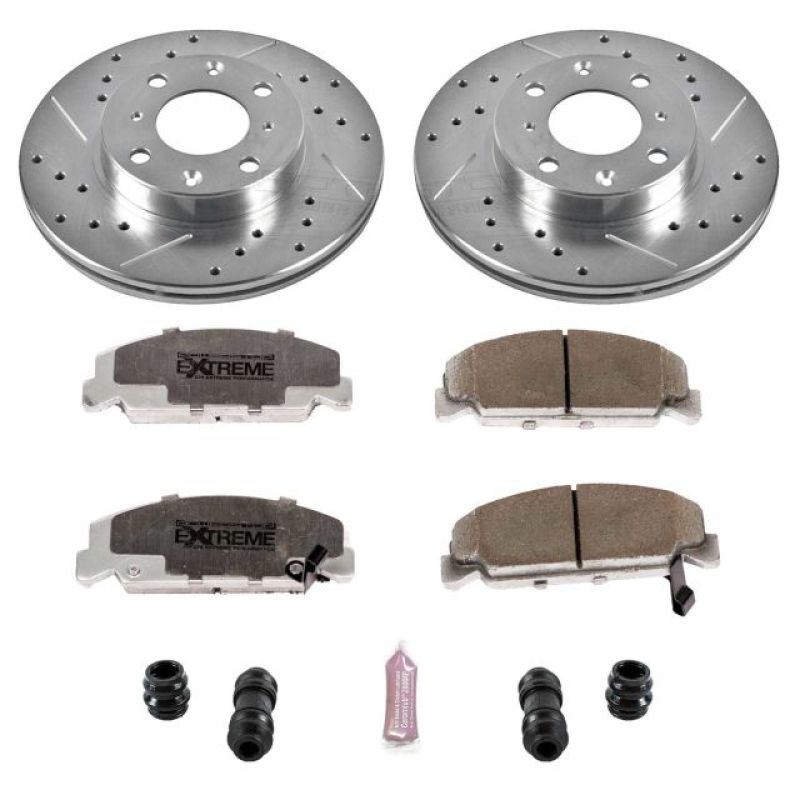 PowerStop K398-26 88-89 fits Honda CRX Front Z26 Street Warrior Brake Kit