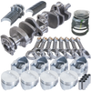 Eagle 13055000 fits Chevy 350 3.750in Crank 5.700in I-Beam Rods -7cc Flat Top 4.000in Pistons Rotating Assembly