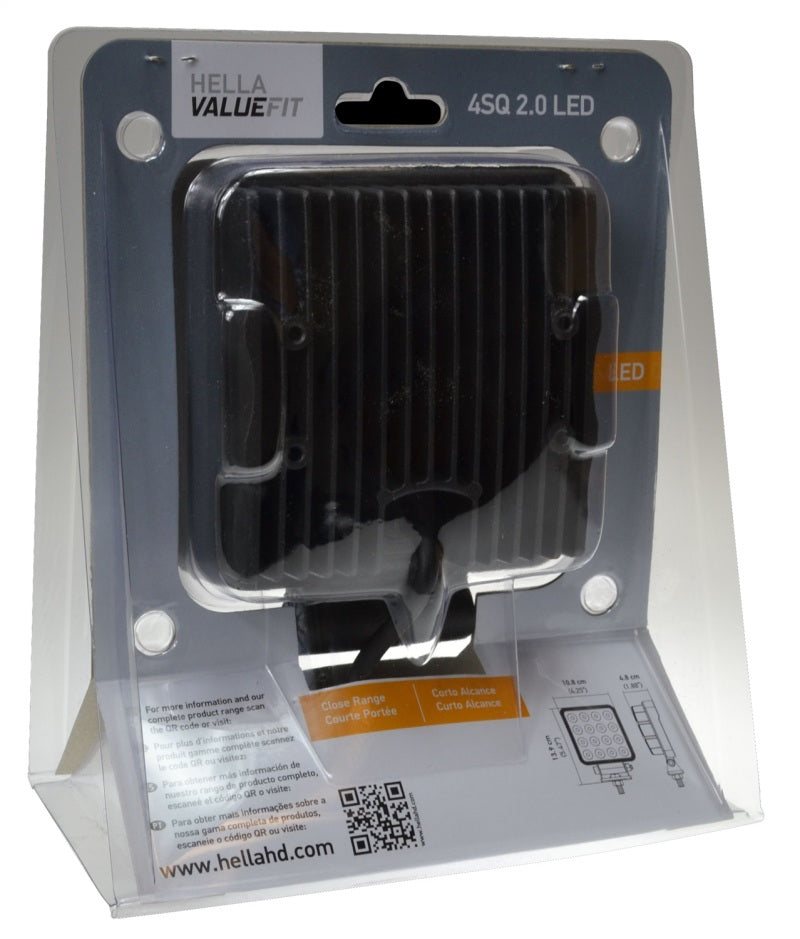 Hella 357106002 ValueFit LED Work Lamps 4SQ 2.0 LED MV CR BP