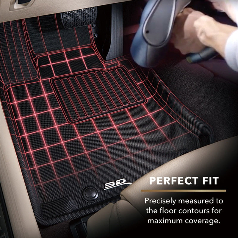 3D MAXpider 2017-2020 fits Honda CR-V Kagu 1st Row Floormat - Black