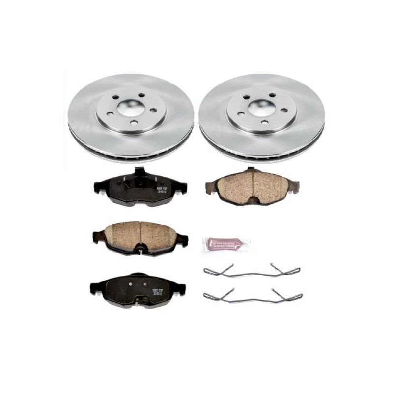 PowerStop KOE1684 fits Chrysler 01-06 Sebring Front Autospecialty Brake Kit