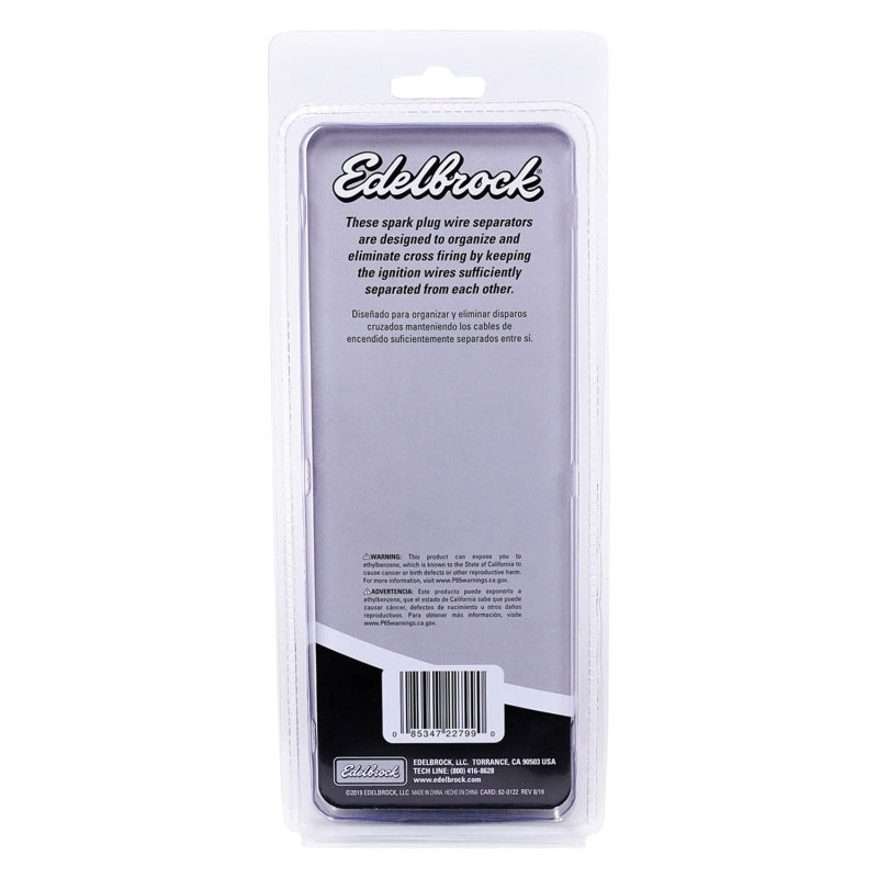 Edelbrock 22799 Spark Plug Wire Separators (SK005007) - Set of 6