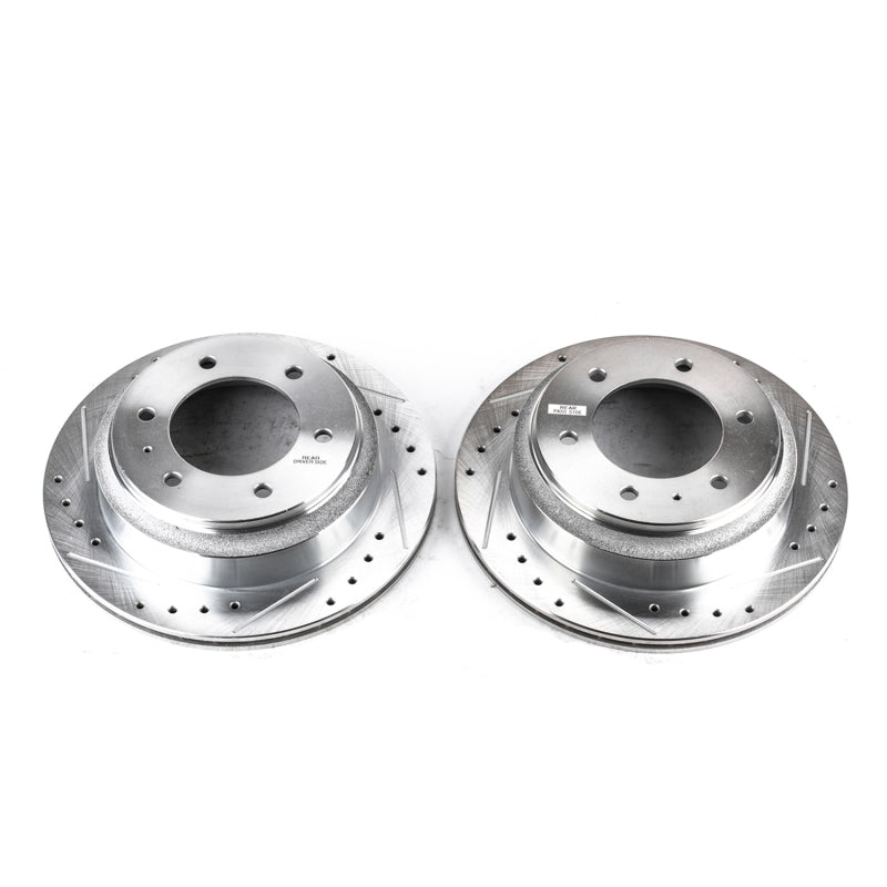 PowerStop fits Acura 96-99 SLX Rear Evolution Drilled & Slotted Rotors - Pair