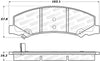 Stoptech 308.1159 Street Brake Pads