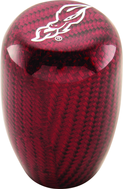 DragonFire Racing 522639 Shift Knob Short- Red Carbon Fiber