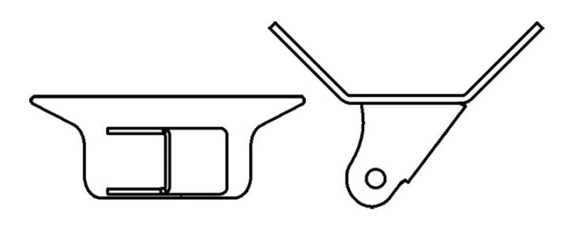 Ridetech 90000164 Tri Link Wing Bracket Assembly Right