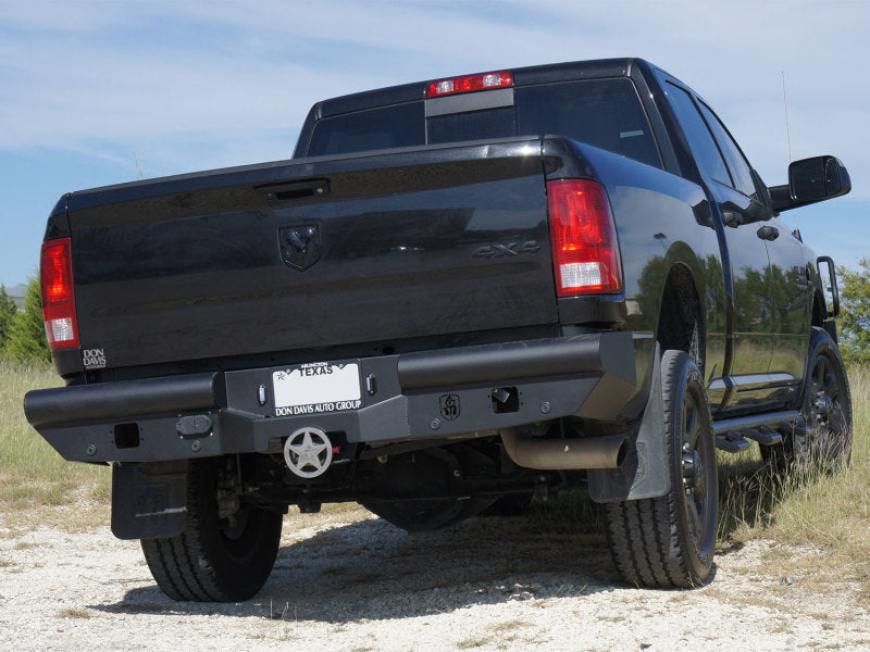 Road Armor 410VR0B 10-18 fits Dodge 2500 Vaquero Rear Non-Winch Bumper - Tex Blk