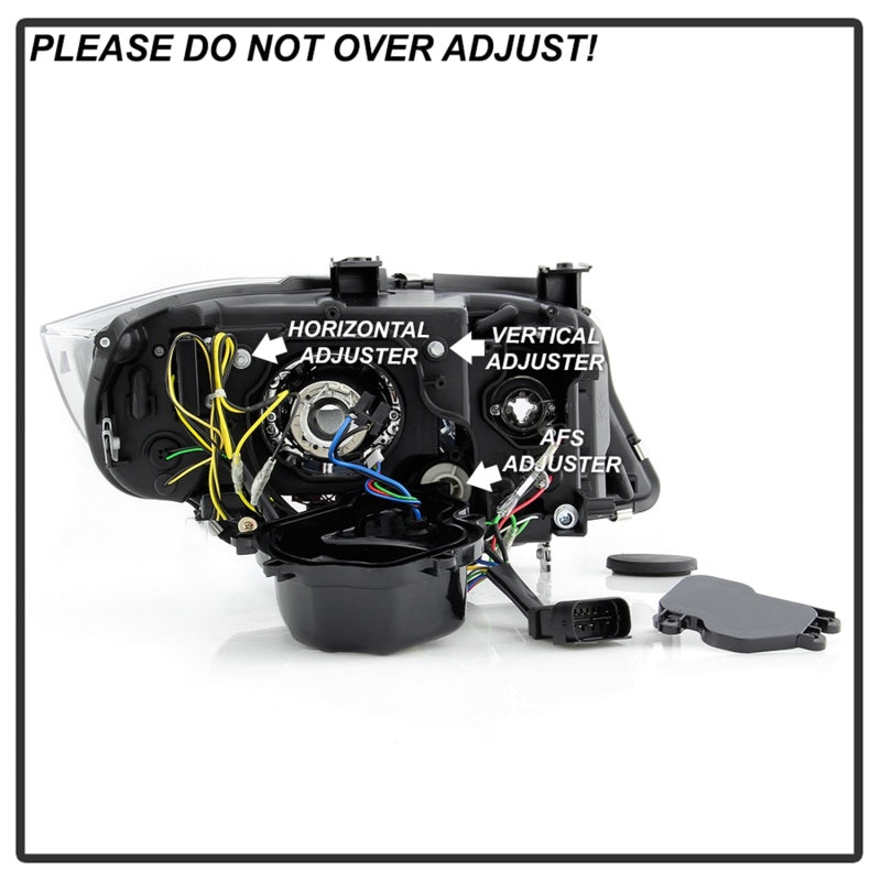 Spyder 5086488 fits BMW 09-12 E90 3-Series 4DR Projector Headlights Halogen - L