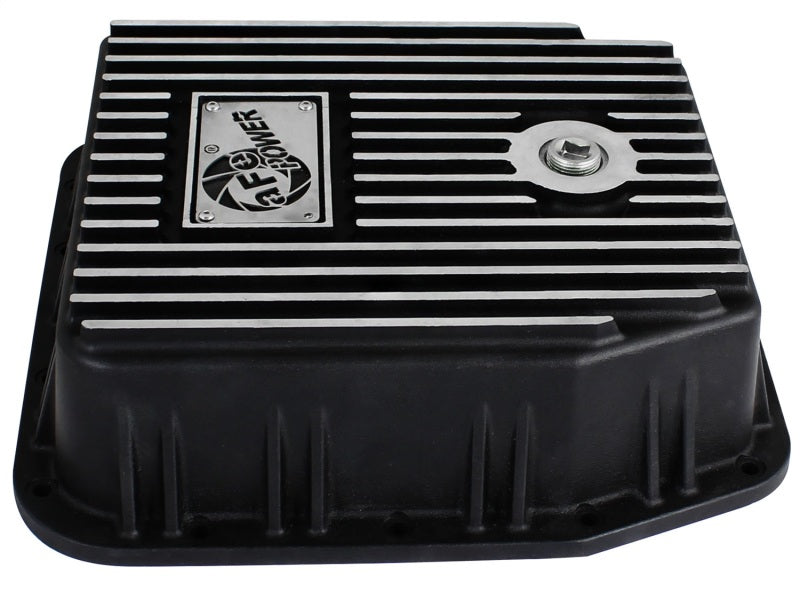 AFE 46-70222 Transmission Pan (Black); fits Ford Trucks 94-08 AODE