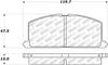 Stoptech 305.0242 83-86 Toyota Camry / 86-91 Celica / 84-92 Corolla Street Select Brake Pads - Front
