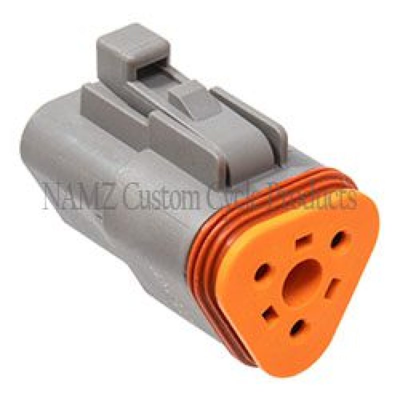NAMZ DP-3G Deutsch DT Series 3-Wire Plug & Wedgelock - Grey (HD 721GY)