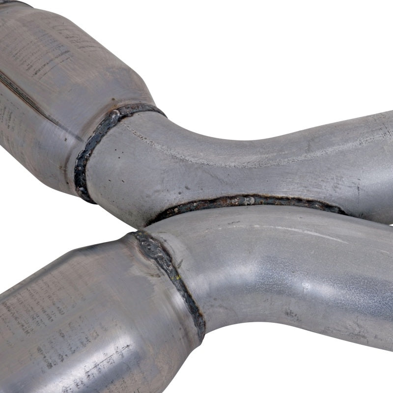 BBK 1786 Mustang Coyote Swap Short Mid X Pipe w Catalytic Converters 3.0 For L