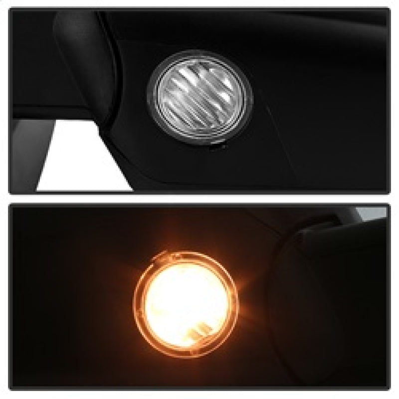 9935343 Xtune fits Ford 07-14 F150 Power Heated Amber LED Signal OE Mirror Rig