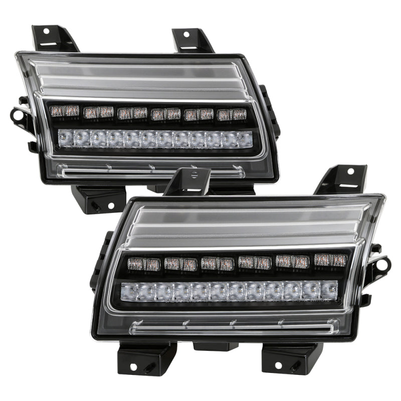 Spyder 5086785 fits Jeep 18-20 Wrangler 2019 (Halogen Model Only) LED Front Bum