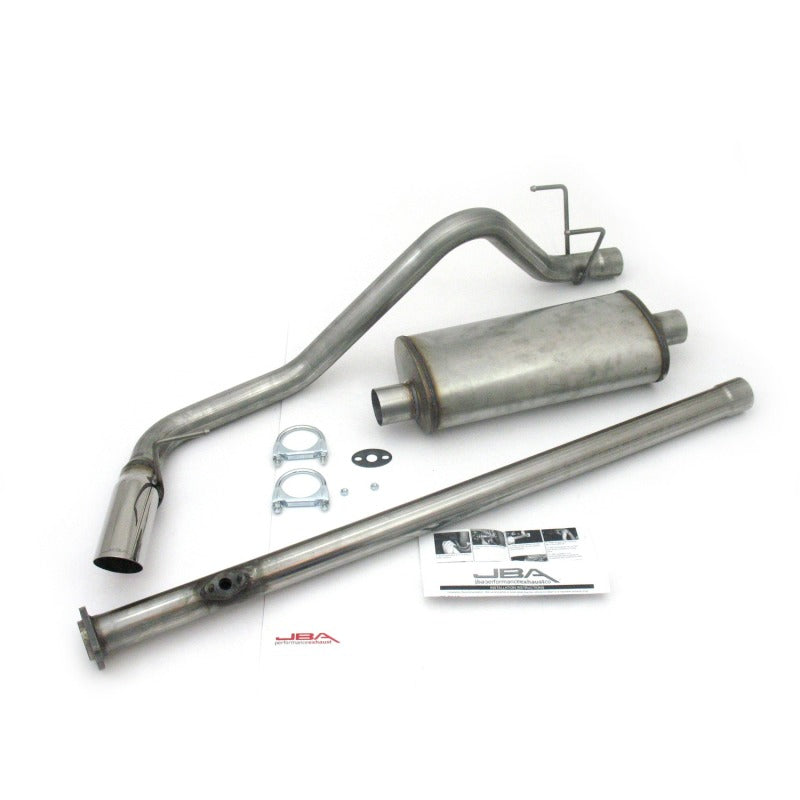 JBA 40-9012 95-99 fits Toyota Tacoma (Xtra Cab) 2.4L/2.7L 409SS Pass Side Single Exit Cat-Back Exhaust