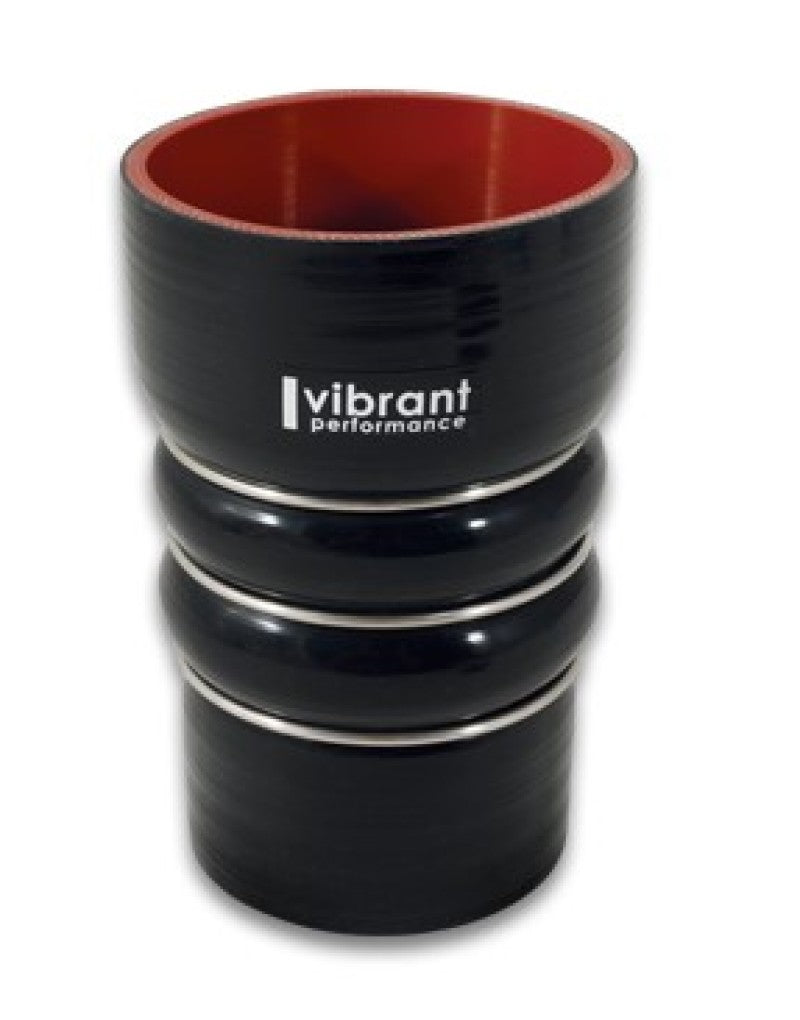 Vibrant 11864 ne Coupling 4 Ply Aramid CAC Transition Hose 3.25in x 3in Inlet/O