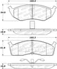 Stoptech 305.073 Street Select Brake Pads