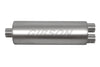 Gibson 758300S SFT Superflow Offset/Dual Round Muffler - 8x24in/3in Inlet/2.25i