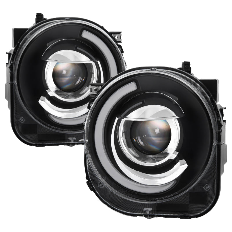 xTune 9039720 15-17 fits Jeep Renegade Light Bar DRL Projector Headlights -Blac