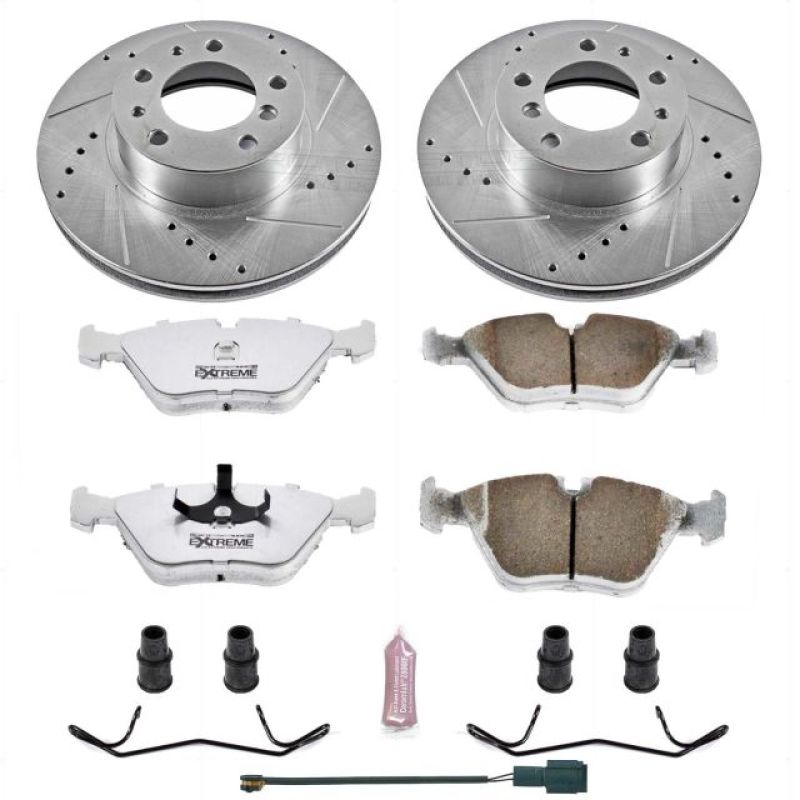 PowerStop K379-26 94-95 fits BMW 540i Front Z26 Street Warrior Brake Kit