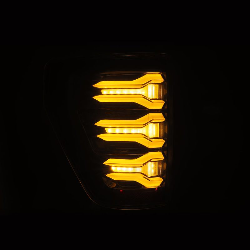 AlphaRex 653010 fits Ford 21-22 F150 LUXX LED Projector Tail Lights - Alpha-Bla