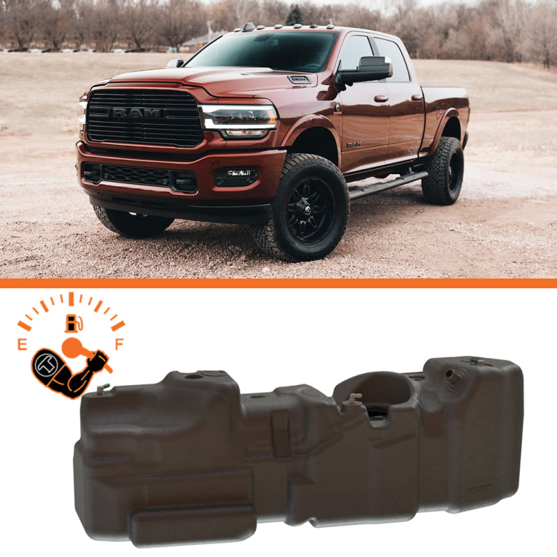 fits Titan Fuel Tanks 7030113 13-24 RAM 2500/3500 Cummins Crew Cab Short Bed 52 Gallon XXL Mid-Ship Fuel Tank