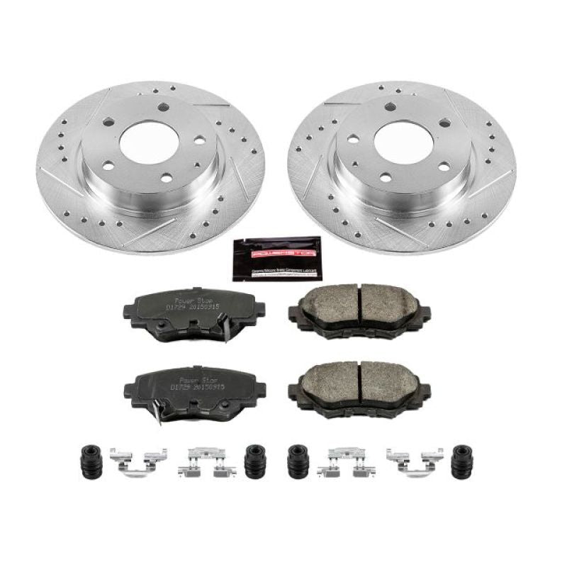 PowerStop K6963 fits Mazda 14-16 3 Rear Z23 Evolution Sport Brake Kit